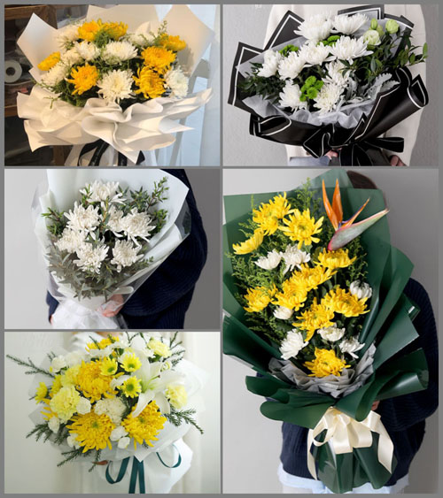 广东湛江市麻章区东山镇白事花束代送